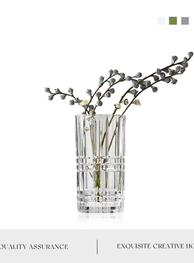 MOLA.Giri.花瓶家用简约玻璃透明水养鲜花餐桌插花器摆件 | 吉里