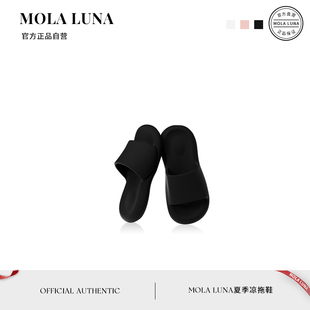 如泽 MOLA.Pool.拖鞋 女夏季 室内居家浴室洗澡防滑厚底情侣鞋 子