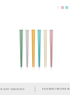 MOLA.Congee.筷子家用合金筷子卡通筷子一人一筷可爱分餐筷丨芋粥