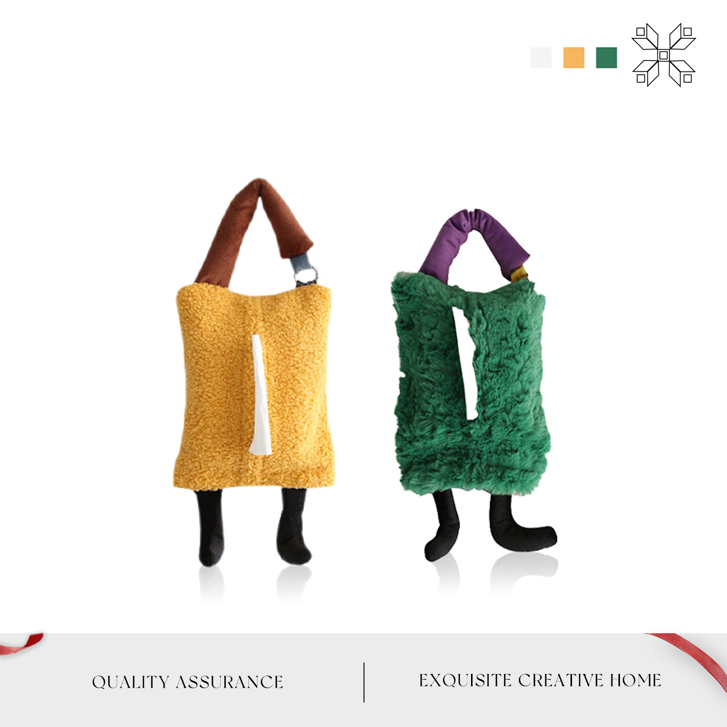 Auramoon.纸巾盒创意高级感ins风布艺可爱车载悬挂抽纸盒 | 奥文,收纳整理,纸巾盒,淘宝优惠券,粉丝福利购,淘宝优惠卷