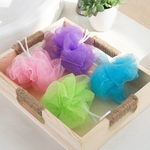 浴花沐起泡洗澡用品搓澡迷你一次性浴花沐浴球小号浴球小号迷你