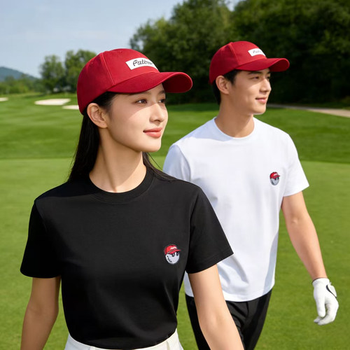 MALBONGOLF纯棉刺绣短袖T恤