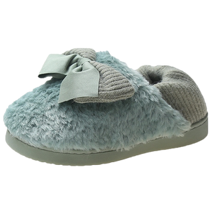2026新款棉拖鞋女外穿冬季情侣室内加绒保暖包跟毛毛家居月子棉鞋
