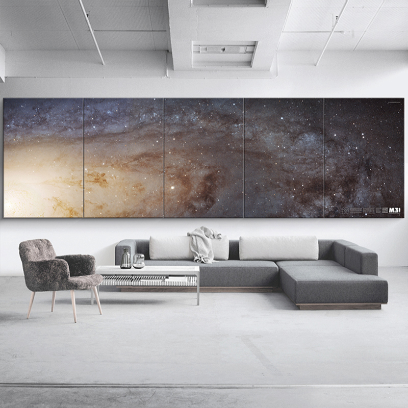 星系北欧风现代简约沙发客厅装饰画