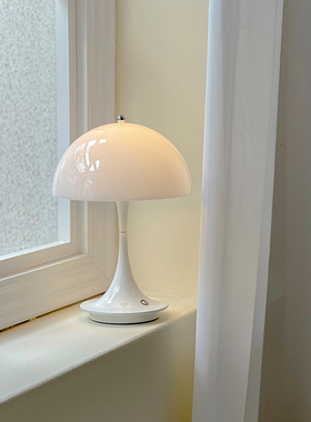 Keijo 丹麦蘑菇台灯北欧现代高级感氛围ins充电卧室床头客厅