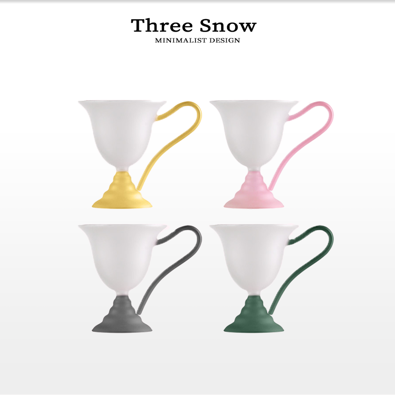 三霜磨砂高颜值中古拉花拿铁咖啡杯子高档精致女士专用下午茶具,餐饮具,咖啡杯,淘宝优惠券,粉丝福利购,淘宝优惠卷