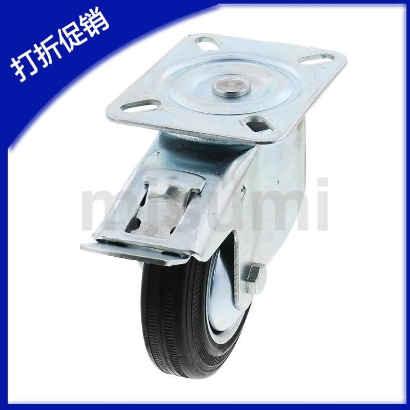 工业脚轮中载轮合成橡胶C-CTCS75-R C-CTCK100-R C-CTCJ100/125-R