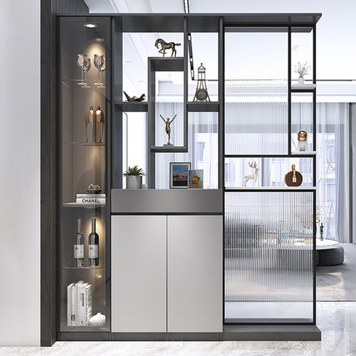 客厅玄关柜一体轻奢高档屏风