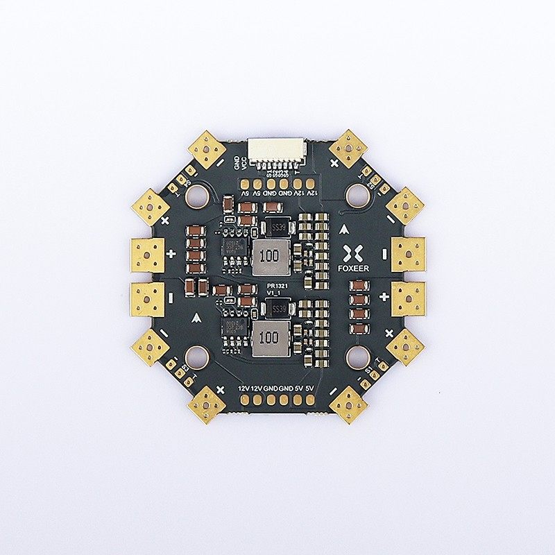 Foxeer分电板PDB400 8S 400A大电流PDB分电板 4~8S锂电池5V/12V