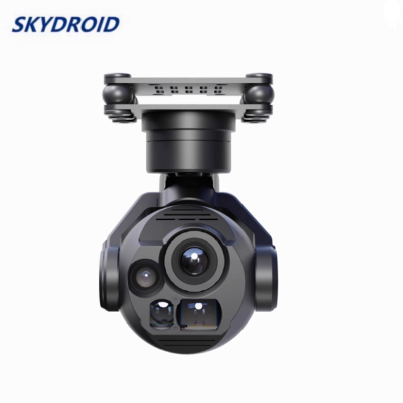 SKYDROID云卓C13热成像追踪双光激光测距云台增稳三光三轴摄像头
