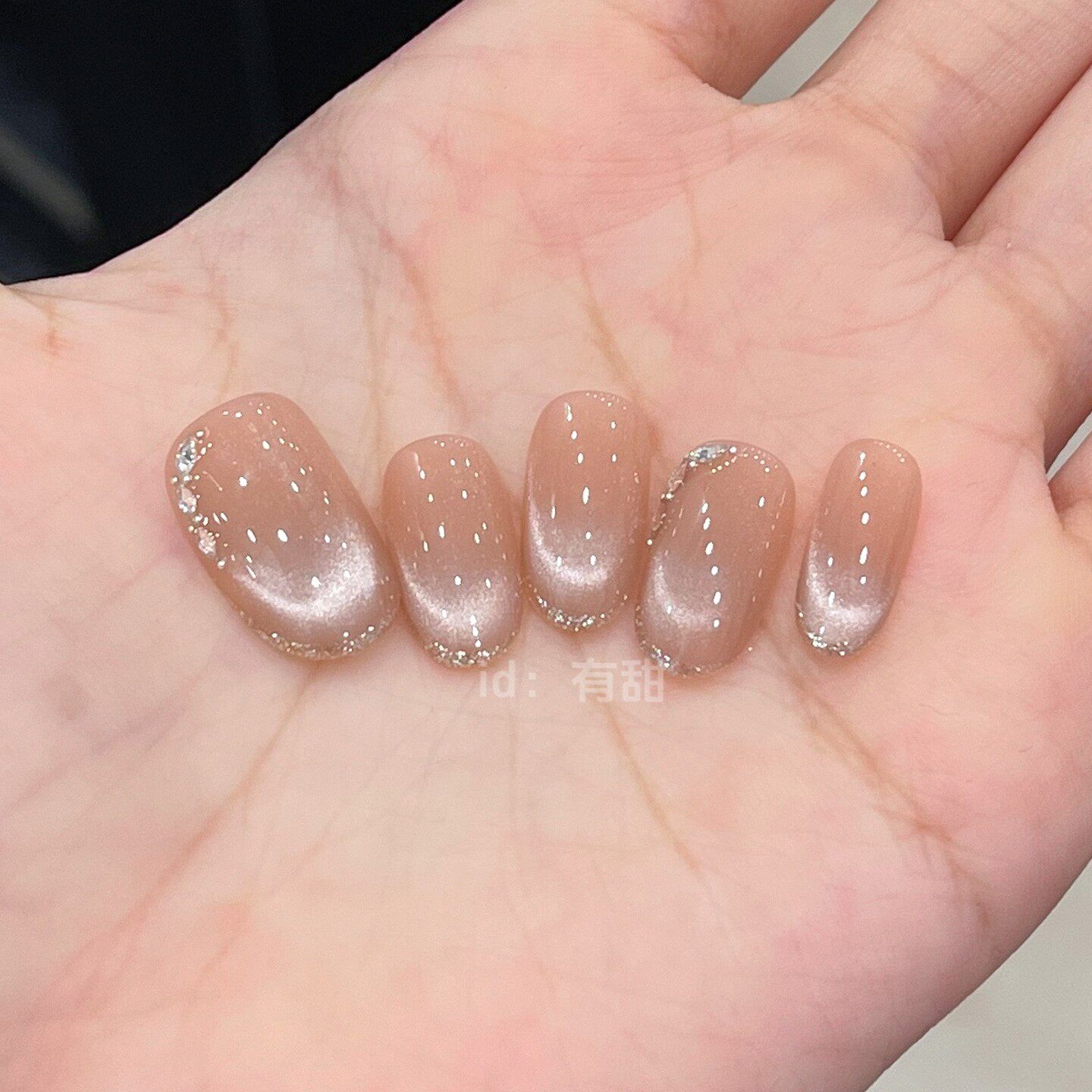 手工穿戴甲短款纯手工猫眼穿戴款美甲2025新款高级感绝美指甲贴片,彩妆/香水/美妆工具,穿戴甲/甲片,淘宝优惠券,粉丝福利购,淘宝优惠卷