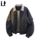 FIVE 男装 CM加绒加厚男款 外套秋冬季 胖子加肥加大码 加厚款 夹克
