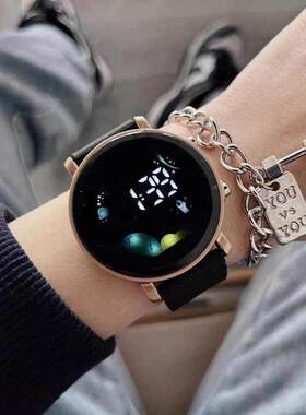 青少年手表男款夜光运动电子表高颜值ins学院风男孩女初 高中学生
