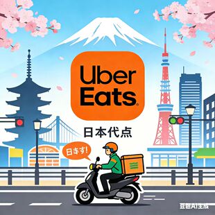 Ubereats 日本 代点3000起5折 正规0到付回执链接咨询客服