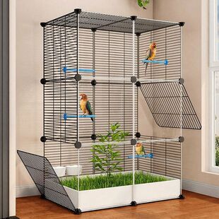 生态鸟笼子家用室内大号鹦鹉笼子造景虎皮玄凤珍珠鸟专用新型别墅