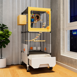 鸟笼子家养鹦鹉专用大号新型防溅玄凤虎皮牡丹小太阳家用豪华别墅