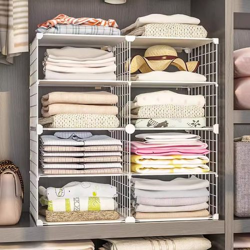 衣柜收纳分层隔板衣橱隔断分层架柜子分隔收纳神器衣物收纳置物架