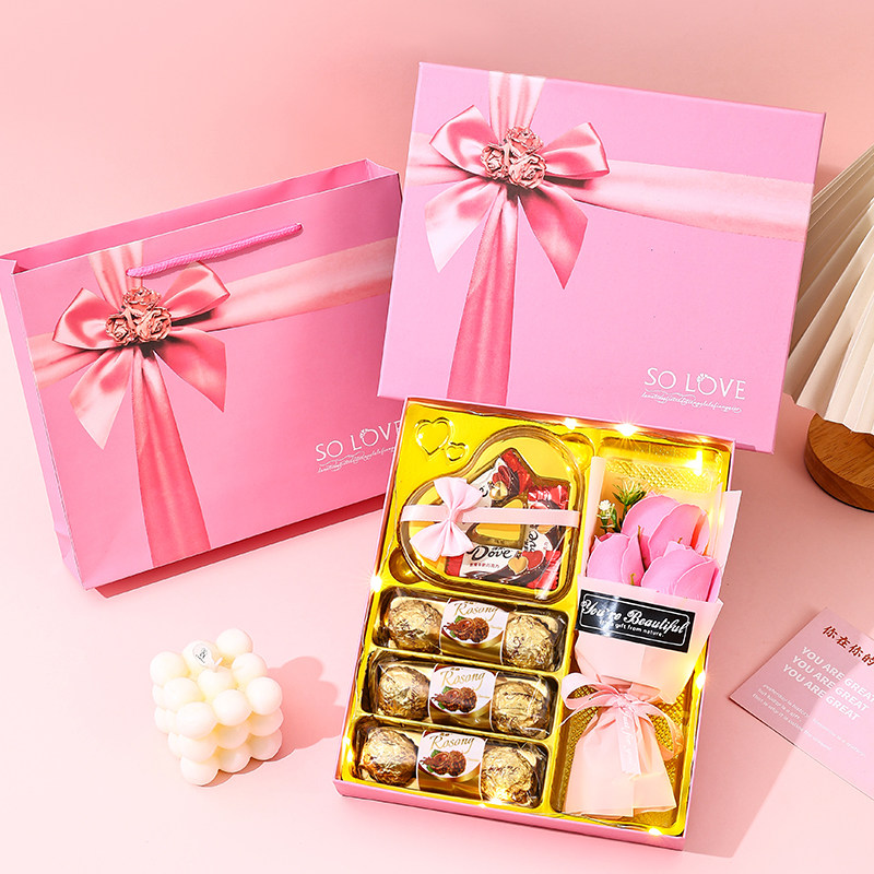 创意德芙巧克力礼盒装520情人节礼物浪漫送女生男女朋友节日礼物