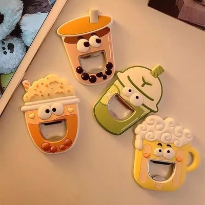 汽水冰箱贴饮料磁吸啤酒开瓶器