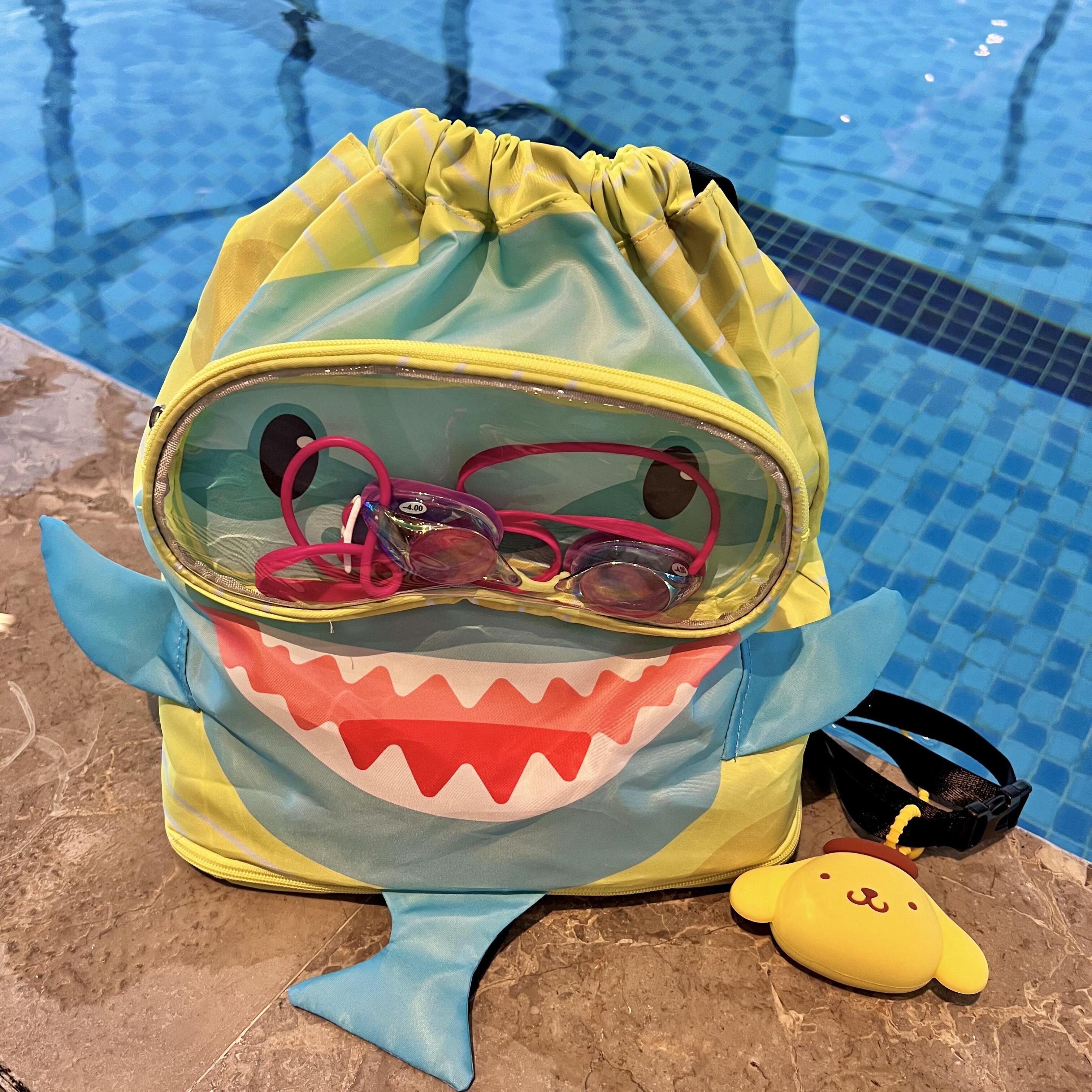 多巴胺干濕分離鯊魚游泳包防水