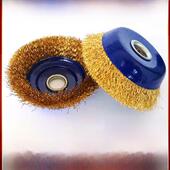 除锈钢丝刷角磨床钢丝轮100Mm125Mm抛光机抛光碗式 钢丝轮刷