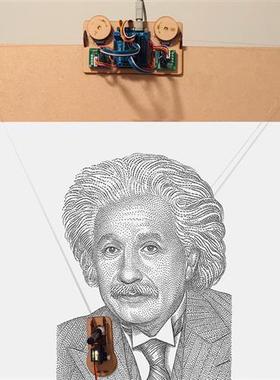 Drawbot步进电机拉线舵机彩色绘图仪自动墙画机器人创客项目套件