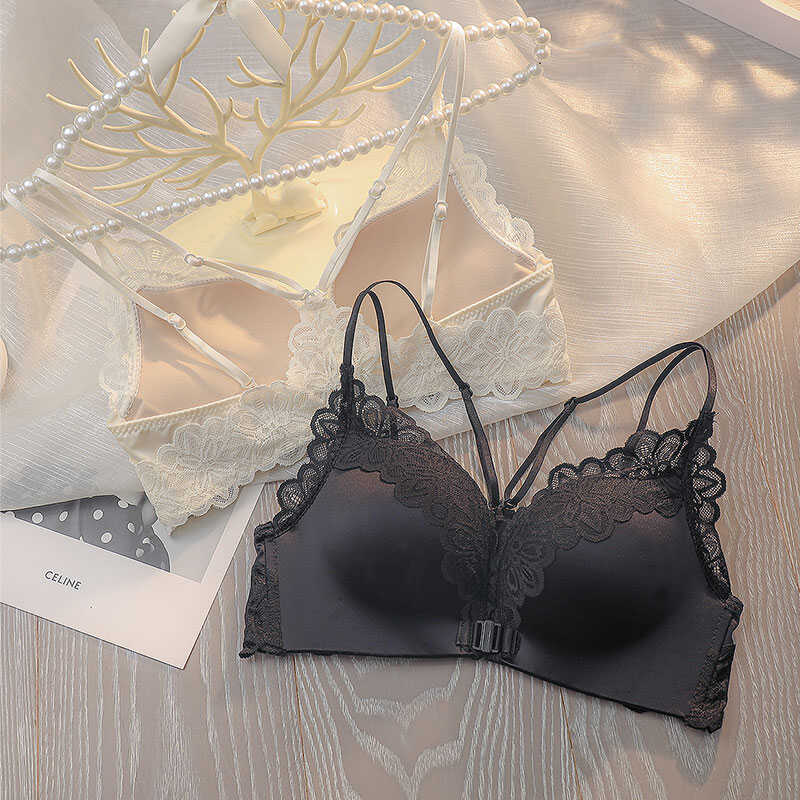 新品黛安芳前扣式内衣小胸聚拢