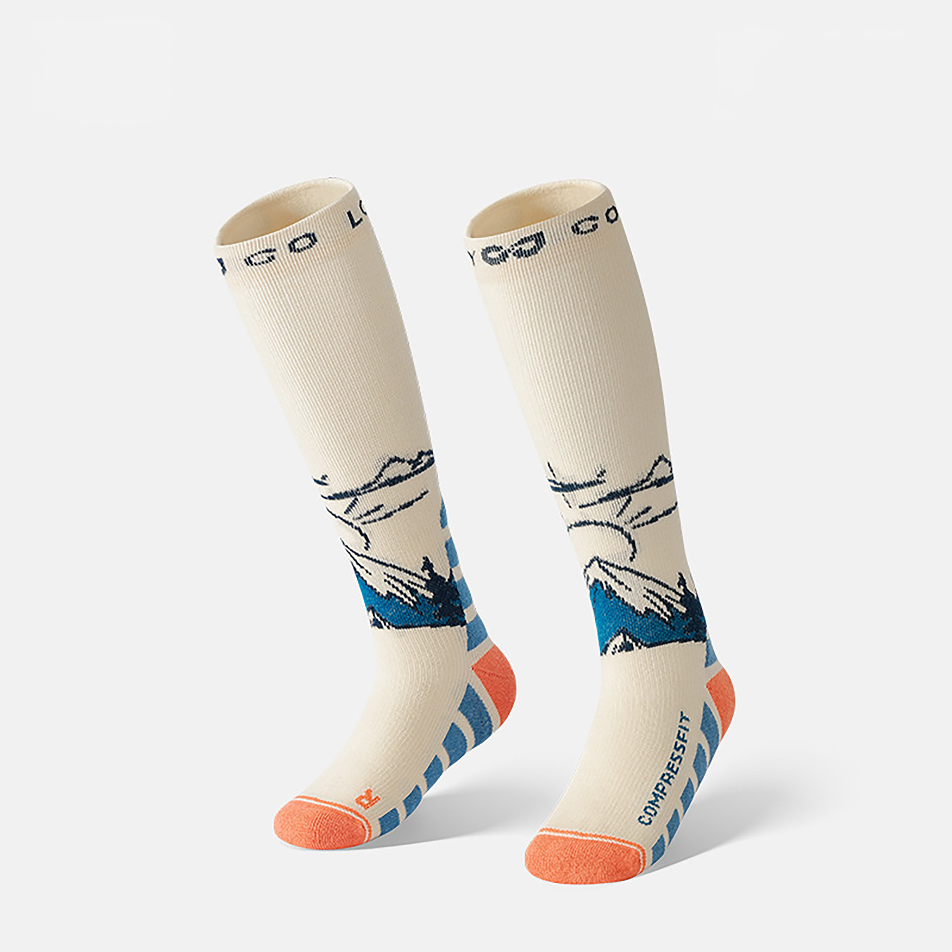 滑雪袜子儿童美利奴羊毛户外运动