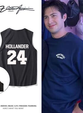 【刺绣】hudsonwilliam巅峰对决同款周边纯棉背心男女同款休闲