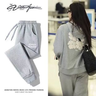 泰剧lingorm邝玲玲keepsilent陈美玲同款卫裤粉丝应援男女同款