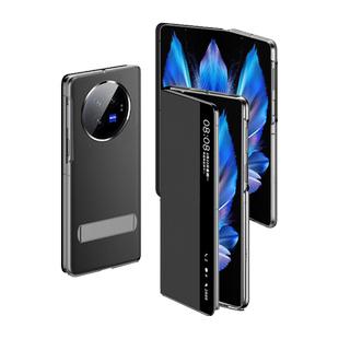 【高端真皮】适用vivoxfold3pro手机壳新款xfold5保护套fold3折叠屏vovi镜头全包X支架防摔por超薄男商务翻盖