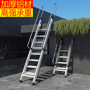百佳宜阁楼楼梯高扶手安全家用爬梯折叠专用梯子上房顶可定制梯子
