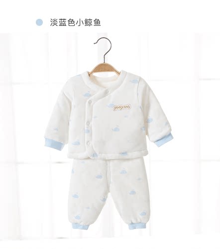 新生婴儿哈衣爬服秋冬加厚