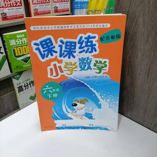 包邮 新版小学数学课课练六年级下册数学课课练苏教版小学课本配套用书教辅书课时练习同步练习册译林出版社含答案6年级下册