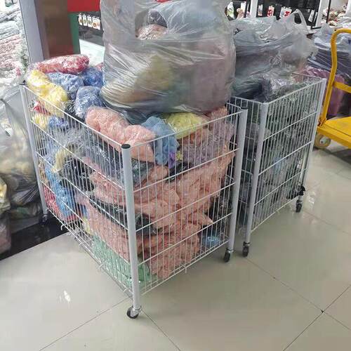 厂家直销衣物车 商场仓储笼 货物推运车家庭衣服笼商场工厂流动车