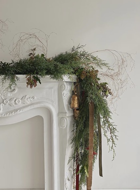 圣诞节花环门挂成品christmas装饰品花圈挂件家用场景布置门挂饰