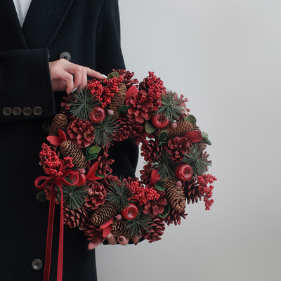 【博主推荐】圣诞花环场景布置