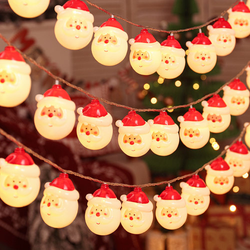 览迪圣诞卡通圣诞节装饰灯串