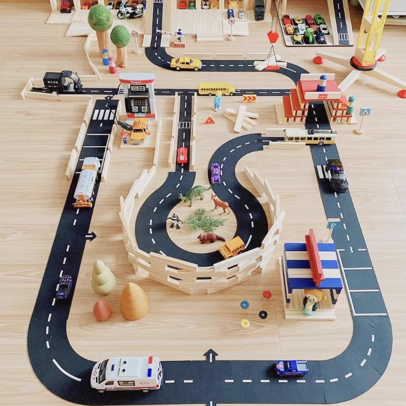 幼儿园软塑胶拼图玩具