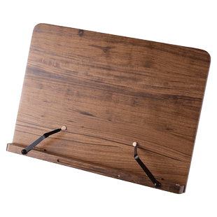 花梨木成人看书架夹书神器 教师节礼物 读书架简约书房书桌办公室桌面折叠书立ipad平板支架阅读架电脑架