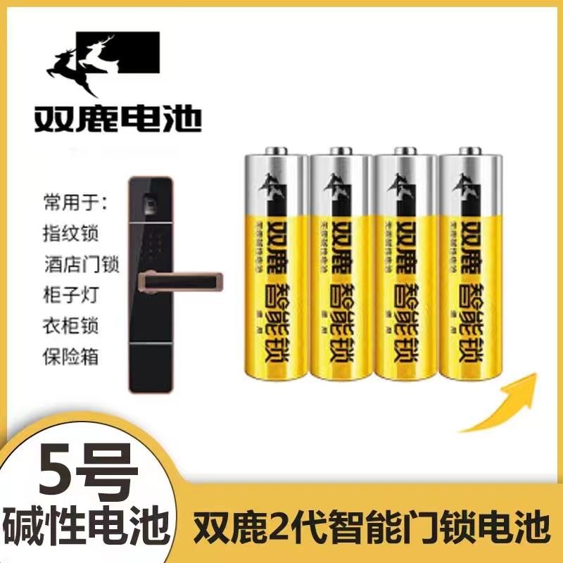 电池智能锁专用电池电子锁指纹锁专用5号电池碱性大容量防漏