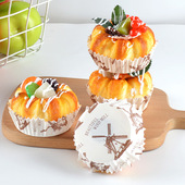 PU仿真水果纸杯蛋糕甜品冰箱贴仿真面包食品模型厨房烘焙装 饰摆件