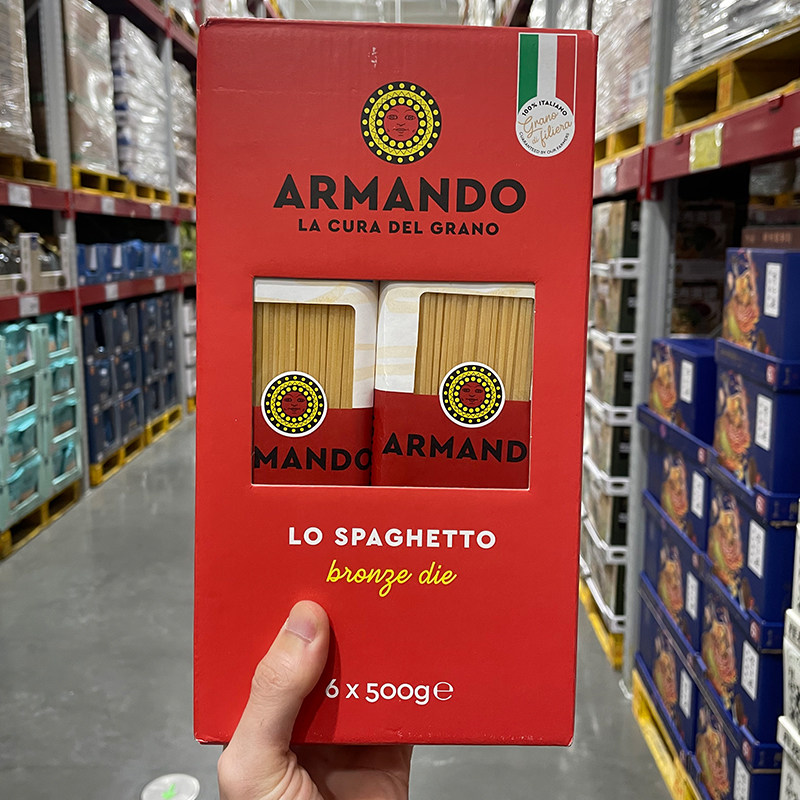 山姆超市 armando 意大利进口 意大利面 3kg(500g*6) 意粉意面