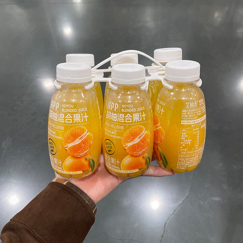 【冷藏发货】常山胡柚 300ml*6艾柚香HPP胡柚混合果汁山姆店代购
