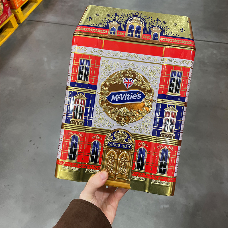 英国进口麦维他英伦士兵礼盒罐装 含5种经典饼干巧克力山*姆代购