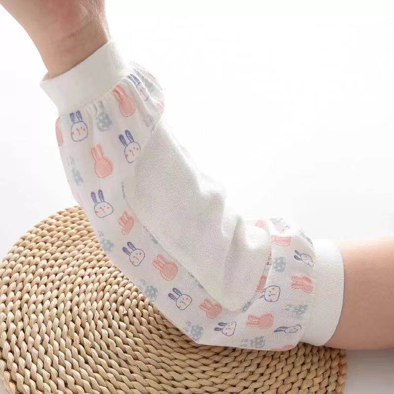 抱娃手臂凉席婴幼儿喂奶纱布套袖夏季宝宝哺乳手臂枕胳膊垫手臂垫
