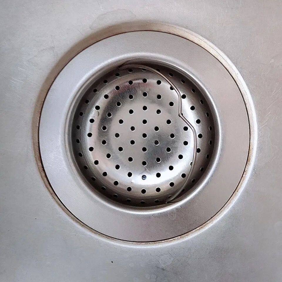 带手提式加厚包边不锈钢过滤网厨房水槽通用款菜盆下水道垃圾过滤