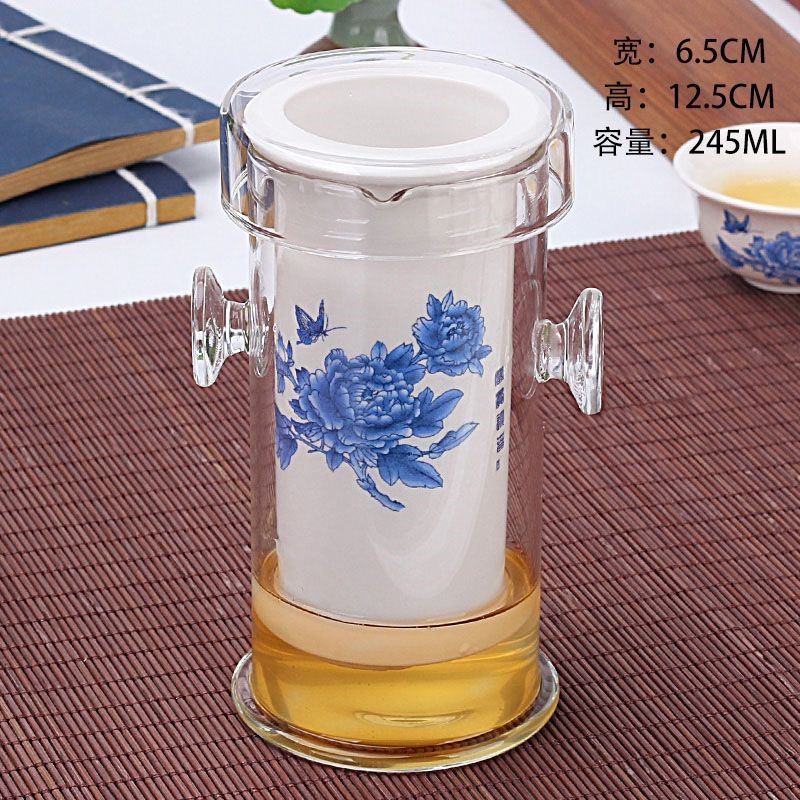 单壶红茶泡茶器冲茶水壶沏茶具套装分离过滤花茶杯欧式双耳泡茶器
