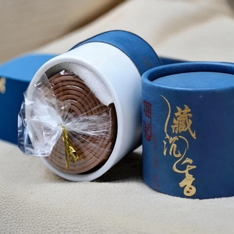 【拍3发4】藏沉香盘香48片装2h提神安神香净味客厅茶室居家熏香