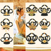 古装 汉服假发敦煌飞天仙女头饰配饰舞台演出表演古风唐朝贵妃发型